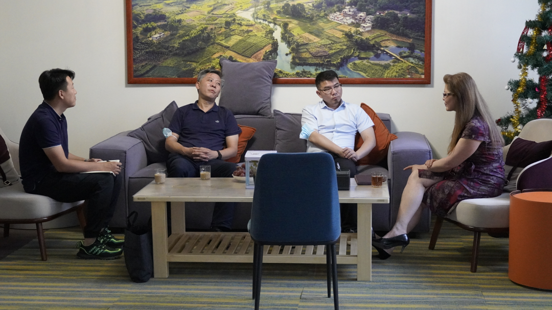 新泰市社会信用中心主任胡浩然一行莅临格林堡考察调研